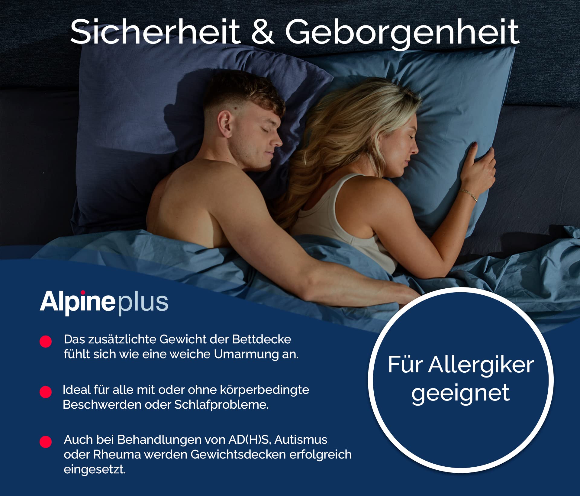 Gewichtsdecke 10kg 135x200 cm Therapiedecke für Erwachsene Schwere Bettdecke aus Polyester mit Glasperlen Grau
