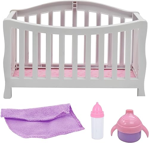 Miniatura 3 de New Adventures Magic Nursery: Muñeca en cuna - Juego de muñecas de bebé de 8 pulgadas, juego de simulación para niños, a partir de 2 años