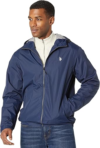 polo hooded windbreaker