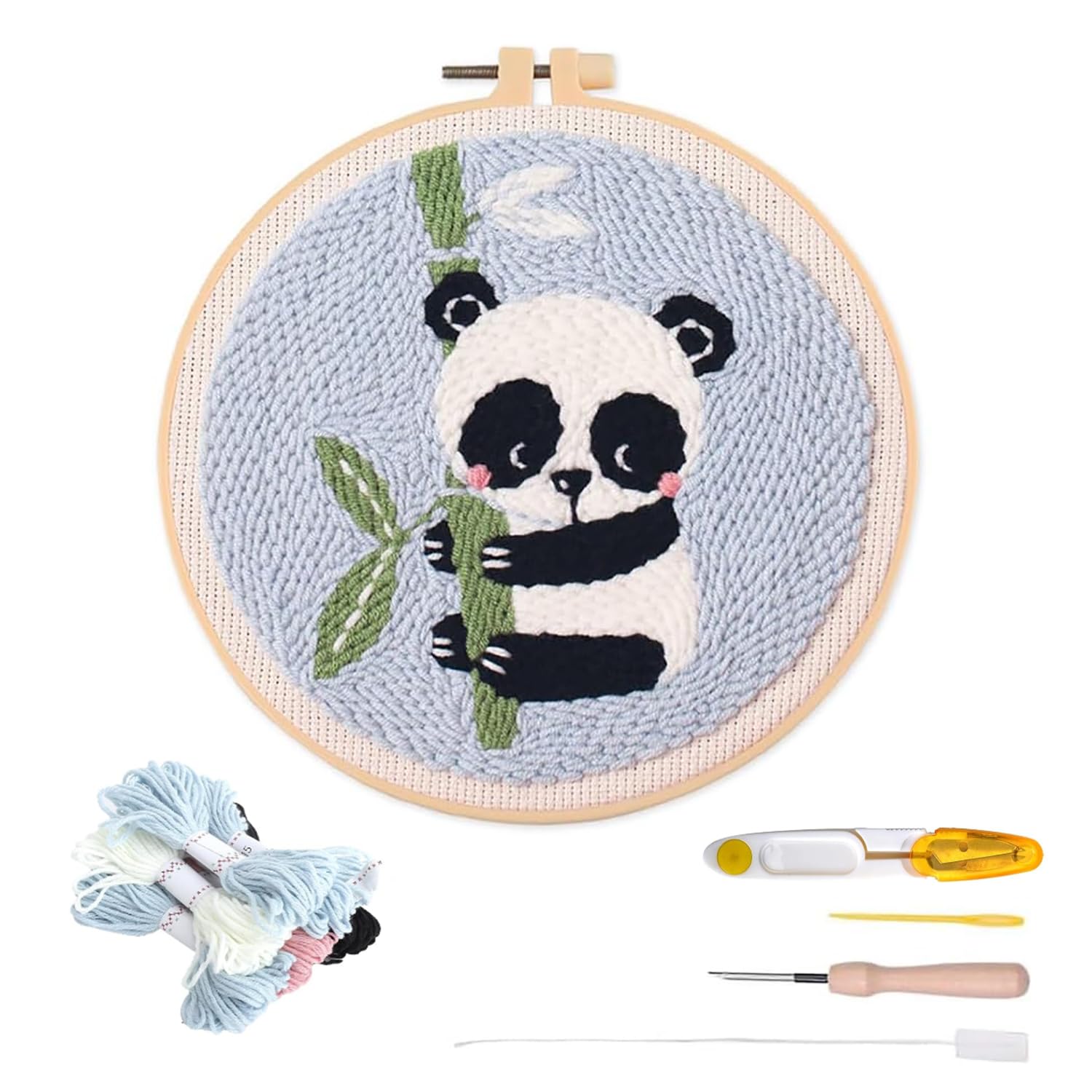 sixhaobu kit punch needle débutant