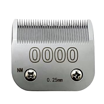 Rplacement Clipper Blade Compatible with Oster Detachable Classic 76 Octane Clipper, Size #0000, 0.25mm fit for Detachable Blade Clippers