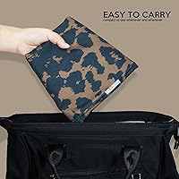 Vista 3 de Portabebés lateral de máxima comodidad para recién nacidos a niños pequeños (7 libras-44 libras) (leopardo)