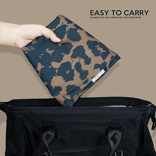 Miniatura 3 de Portabebés lateral de máxima comodidad para recién nacidos a niños pequeños (7 libras-44 libras) (leopardo)