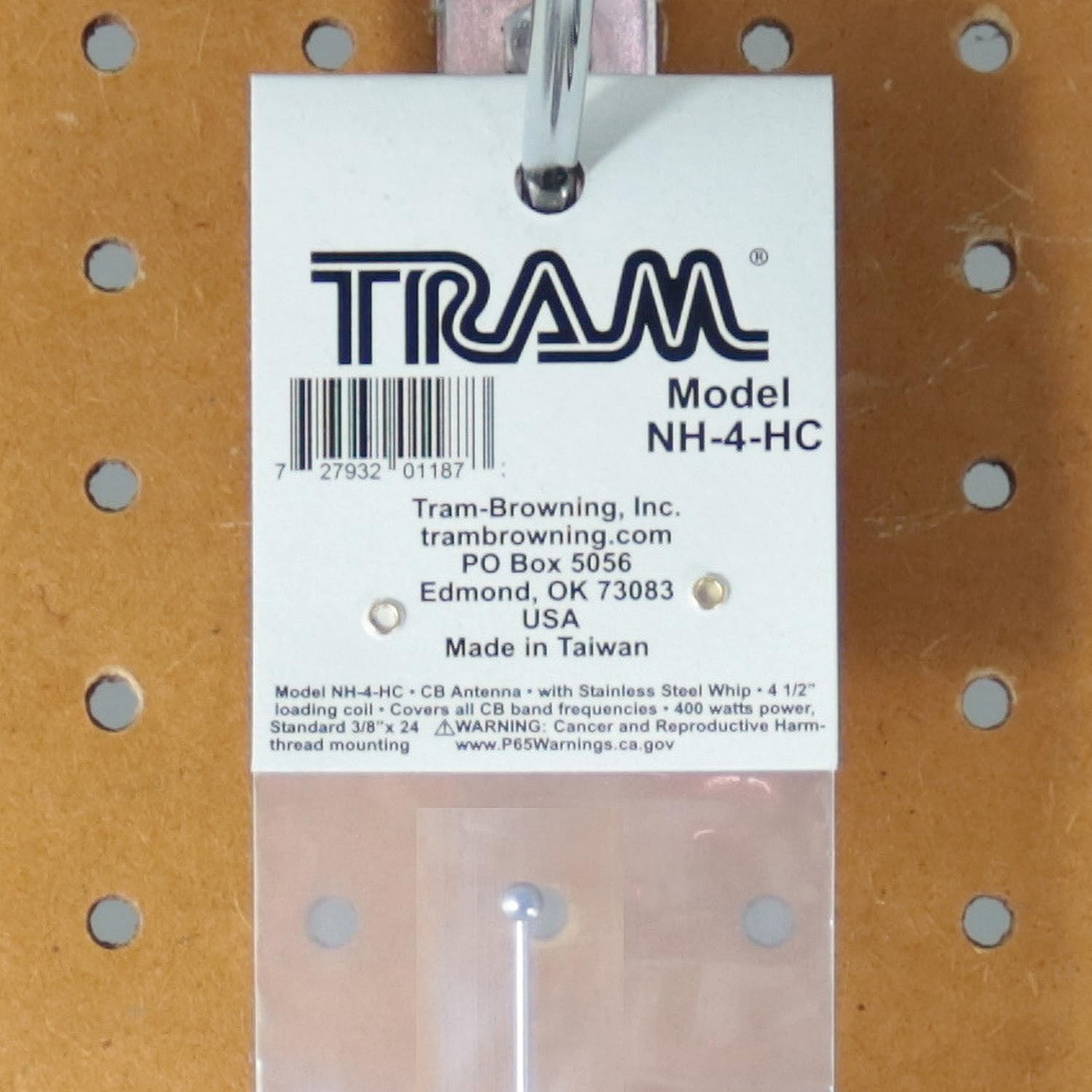 Tram® Nighthawk 400-Watt 26 MHz to 29 MHz 43-Inch-Whip CB Antenna