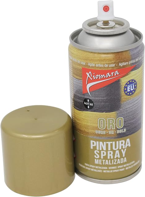 Bright Ideas Lacquer Spray Paint Finish Festive Crafts, Christmas Decorations and Wreaths, Metallic Gold, 150ml Can