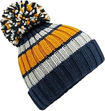Beechfield B392 Hygge Striped Beanie