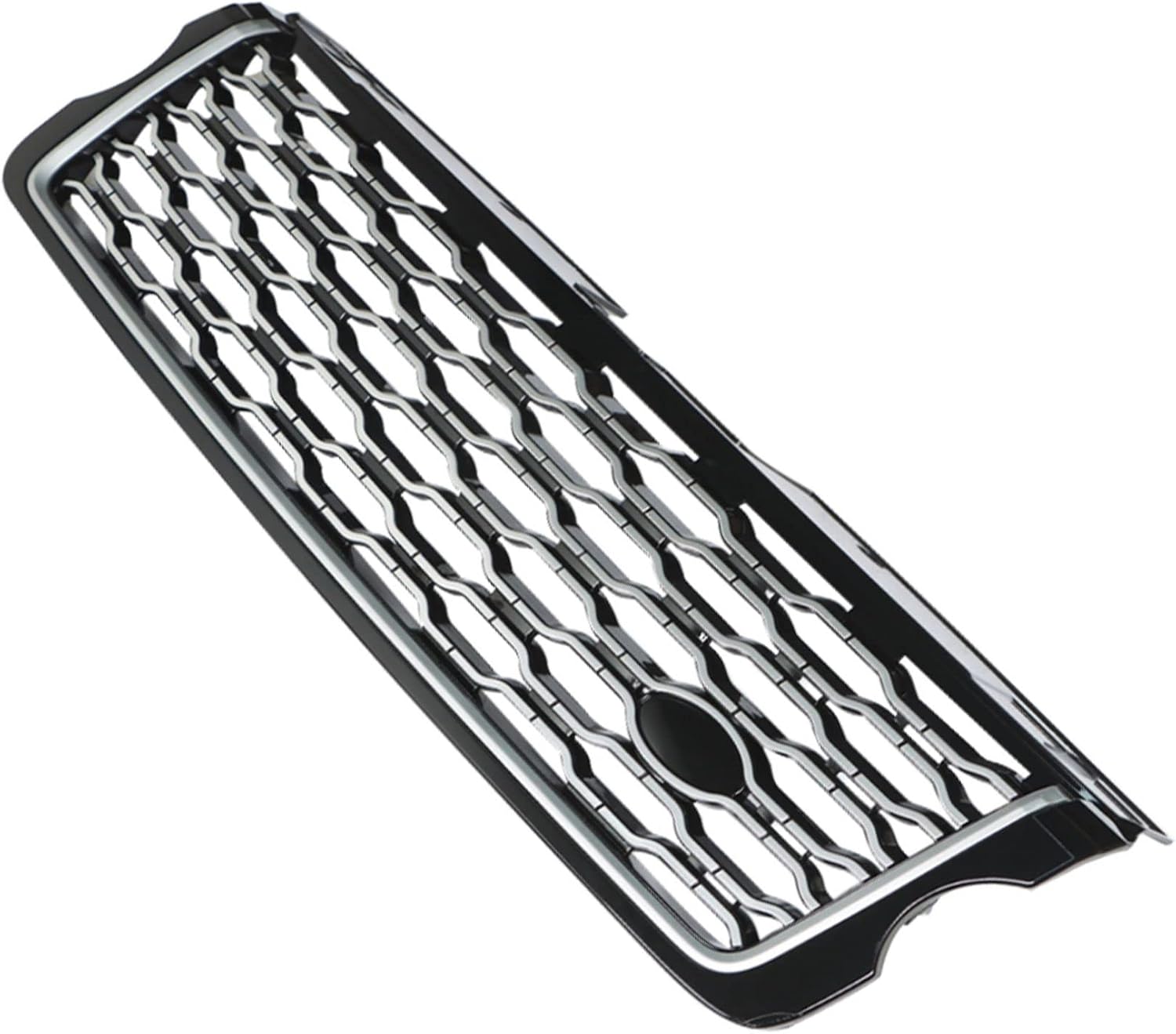 Front Bumper Upper Grille Black Chrome Automotive Grille Compatible with Range Rover Autobiography Base HSE Supercharged Vogue Sport Utility 2013-2017