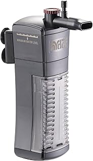 Hydor Pico Pro, Aquarienfilter bis 45 Liter, 4,5 W, 300 l/h, leise und kompakt, Saugnapfbefestigung, 3 Filterstufen: mechanisch, biologisch, chemisch, 6 x 8 x 18 cm