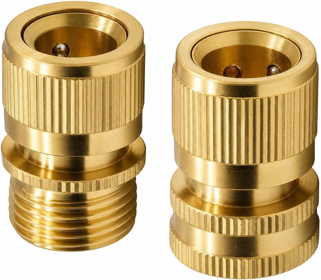 Tesmotor Garden Hose 3/4 inch Female & Male Quick Connector