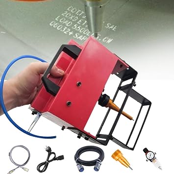 Metal Marking Machine Pneumatic Electric 170x110MM Touch Screen Optinal Portabl Nameplate Marker Chassis Number Plotter,135x50mm