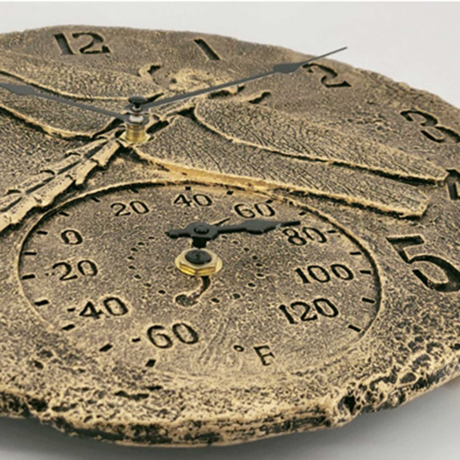 Orologio da parete da giardino in resina impermeabile/Orologio creativo in
