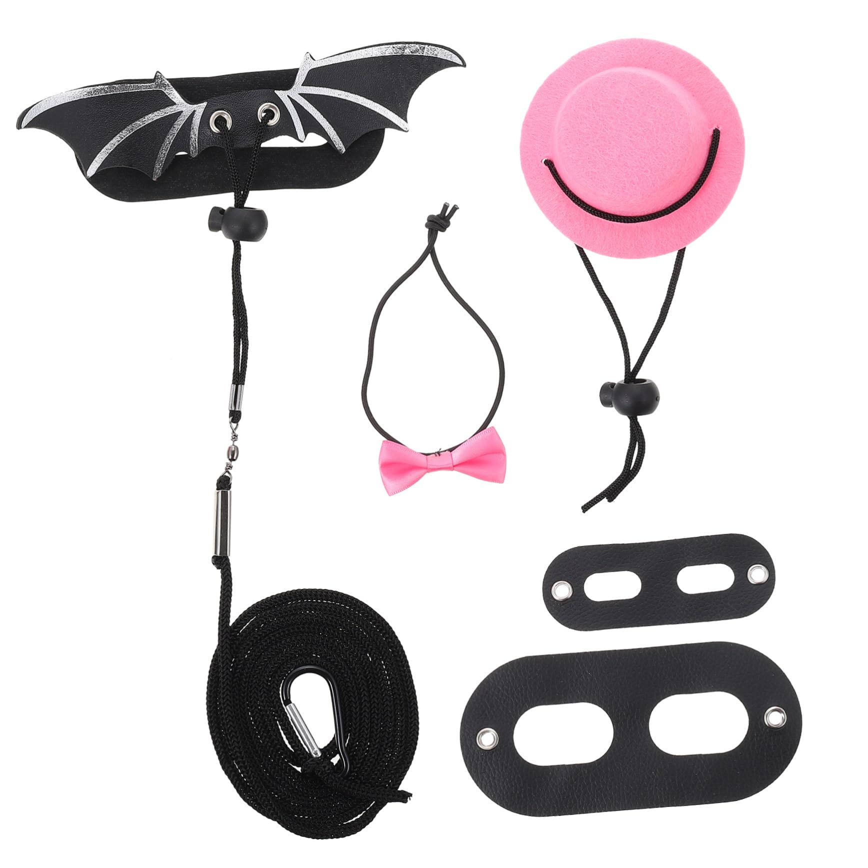 Yardwe 4sätze Lizard Mit Verstellbarem Gurt Und Hut Bartagamen Für Outdoor- Pinke Geschenkoption Für Reptilienliebhaber