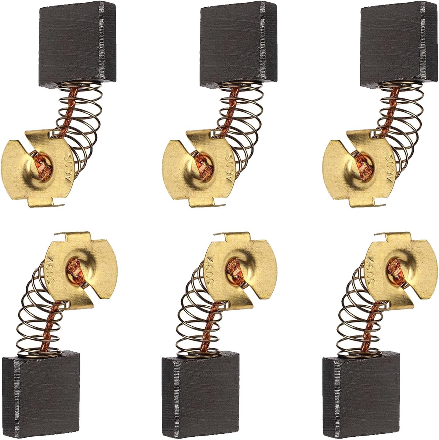 CB203 Carbon Brush fit for M-akita CB204 CB202 CB200 191953-5 191957-7 Angle Grinder Parts (6 Pack)
