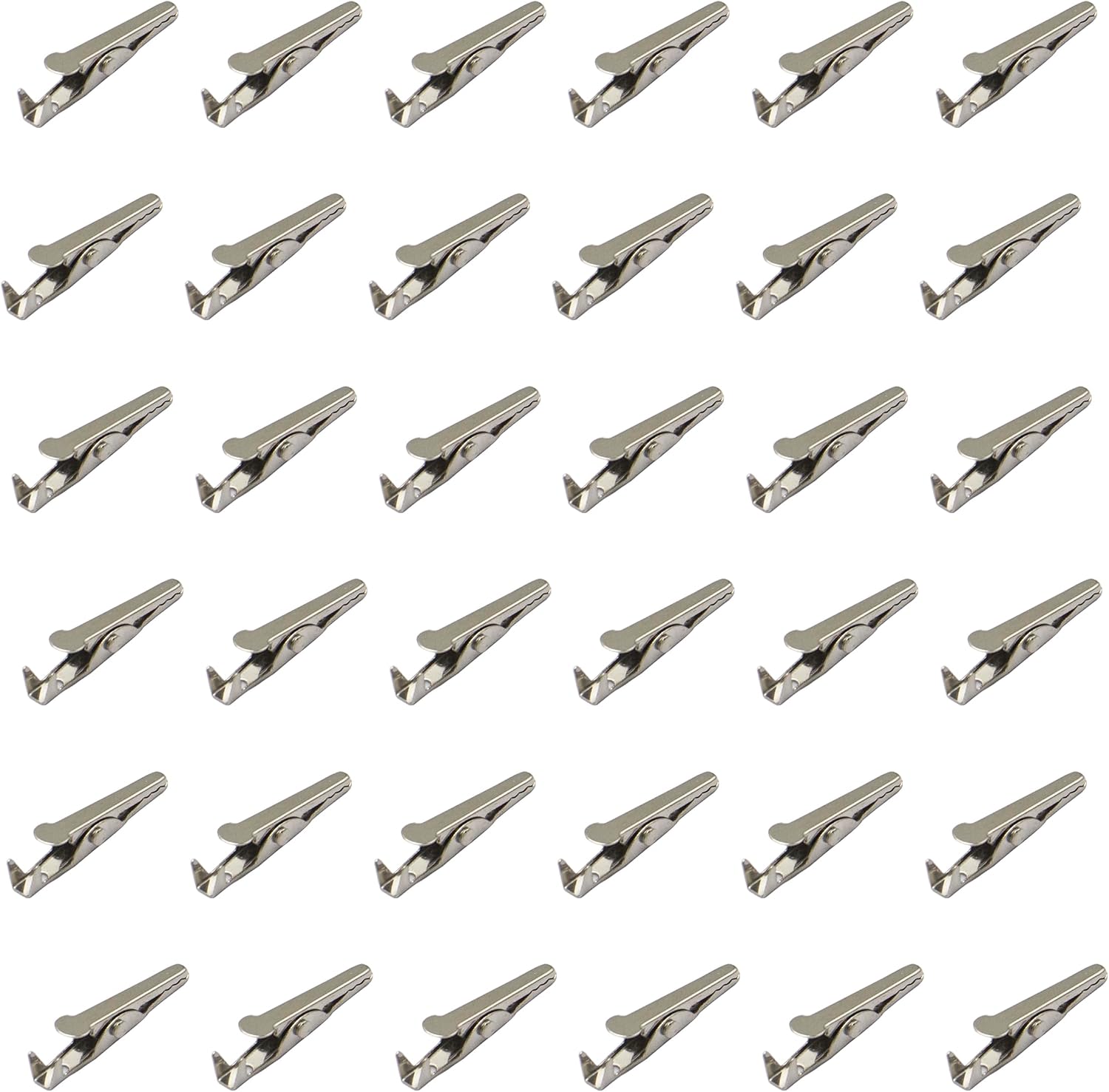 28mm Mini Size Metal Alligator Clips Gator Clip 100 Pack image 4