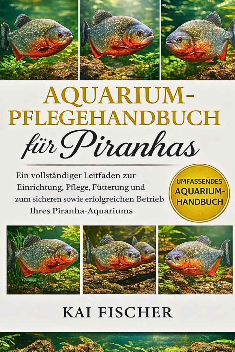 Aquarium-Pflegehandbuch für Piranhas: Ein vollständiger Leitfaden zur Einrichtung, Pflege, Fütterung und zum sicheren sowie erfolgreichen Betrieb Ihres Piranha-Aquariums