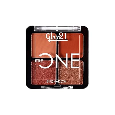 Glam21 Little One 4-in-1 Eyeshadow Palette | Ultra pigmented, Easy to blend | Long Lasting Eye Make Up Kit |Little Lady-