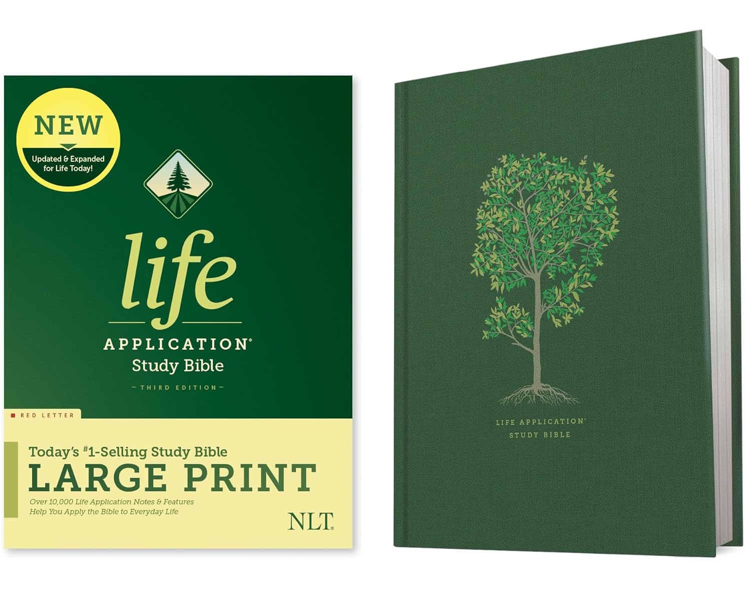Tyndale NLT Life Application Study Bible, Large Print