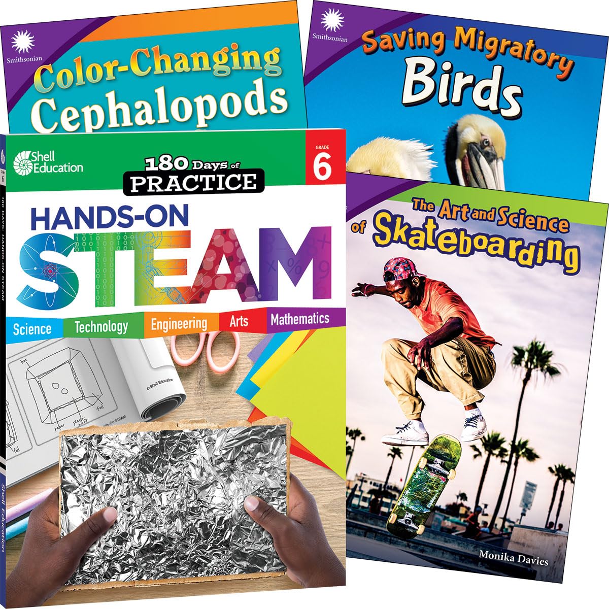 Learn-at-Home: Hands-On STEAM Bundle Grade 6: 4-Book Set