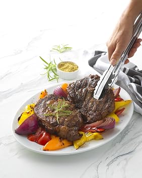 GoodCook Everyday Locking Tongs Stainless Steel Construction, 11.5-Inches, Silver
