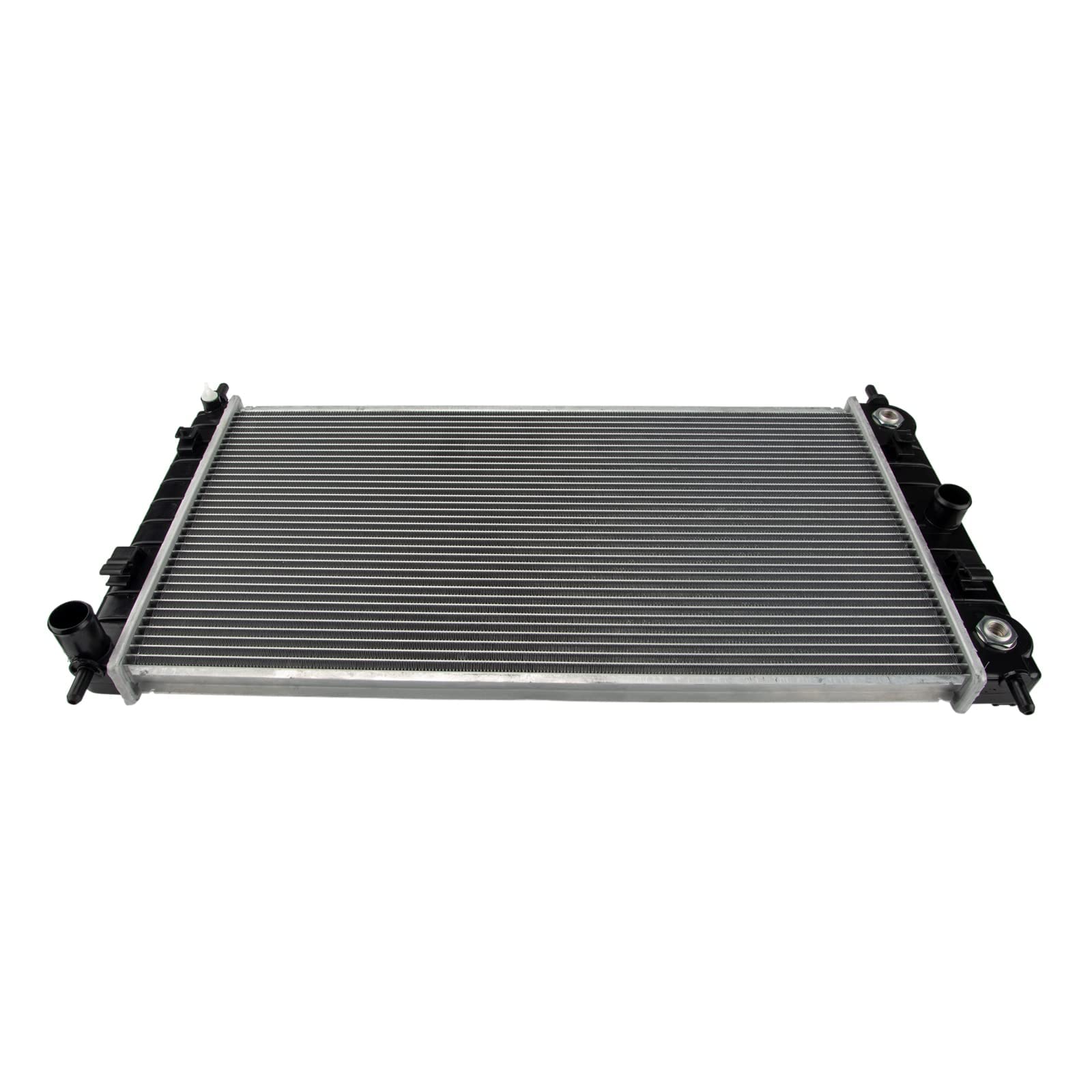 KAX Radiator, 2765 OE Style Bolt-On Aluminum Core Radiator Replacement Aura 2007-2009, G6 2006-2010, Malibu 2008-20122.4L 3.6L, 26-11/16“W, 14-1/2“H, 1-5/16“Inlet, 1-5/16 “Outlet