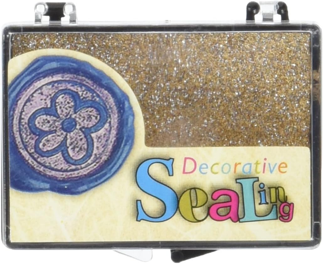 Manuscript Pen 761IPGS Decorative Seal Metallic Ink Pad, Gold