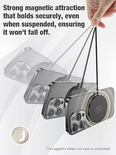 Miniatura 3 de Almohadilla de carga inalámbrica magnética 3 en 1 para iPhone serie 12-16, almohadilla de carga para múltiples dispositivos, cargador inalámbrico