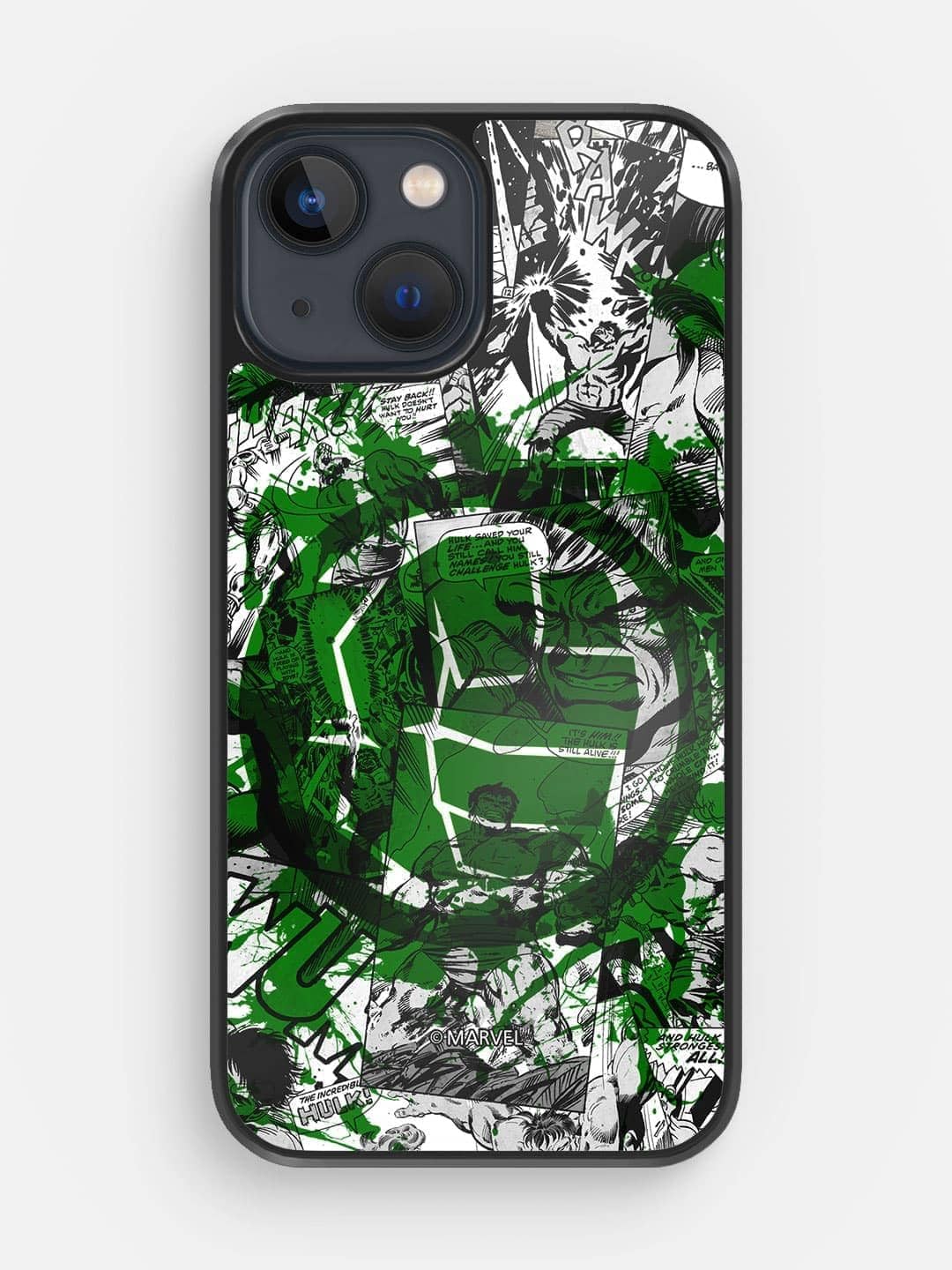 Macmerise Phone Case | Compatible with iPhone 13 Back Cover Case | Design Splash Out Hulk Fist | 360 Degree Protection | Protective Mobile Cover | iPhone 13 Phone with Camera Protection