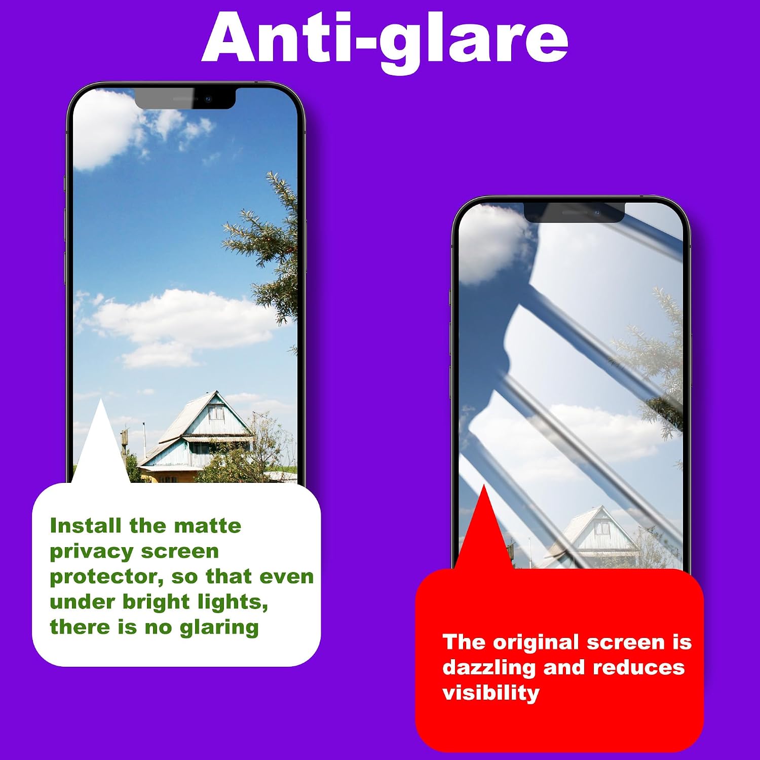 2 Pack Matte Privacy Screen Protector for iPhone 13/13 Pro/14/16e 6.1",Anti-Glare Anti-Fingerprint,No Dazzling Anti-Spy,Smooth Responsive Touch Glass Film,Installation Frame 6 71At99bTonL. AC SL1500