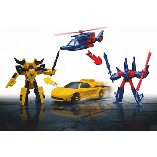 Bazinga Transcops Action Figures Set of 2