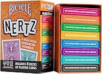 Vista 2 de Bicycle Paquete de juegos - Nertz, Pokeno, Color Addict - 3 juegos de cartas familiares de ritmo rápido para niños y adultos