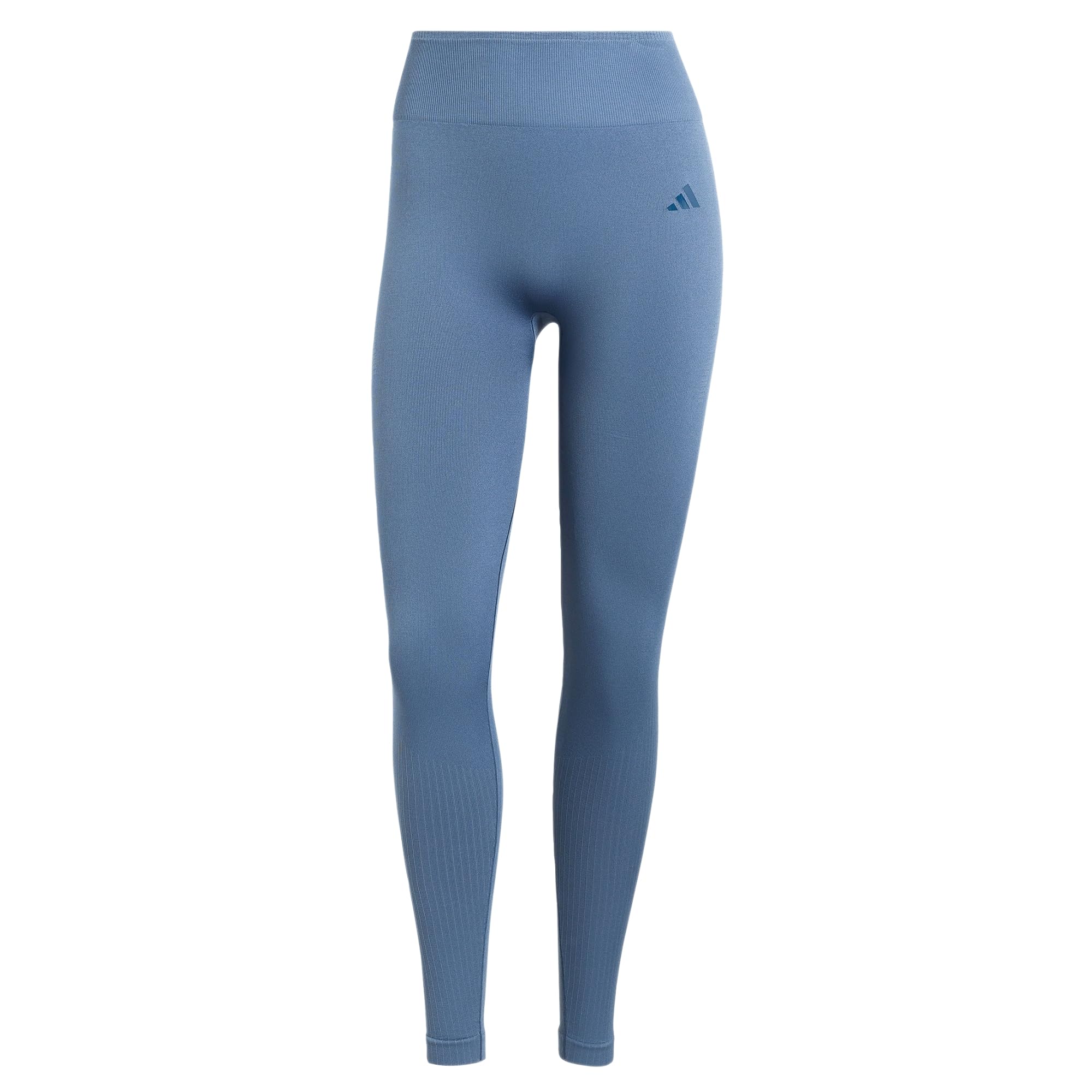 adidas Women's Workout Essentials Knit Full Length Leggings Tights, preloved ink, XS
