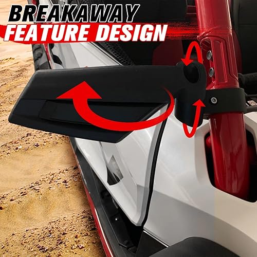 Miniatura 2 de A & UTV PRO Kit de espejo retrovisor y espejos laterales para Talon 1000R 1000R 1000X 1000X4 2019-2024, accesorios de espejo retrovisor convexos