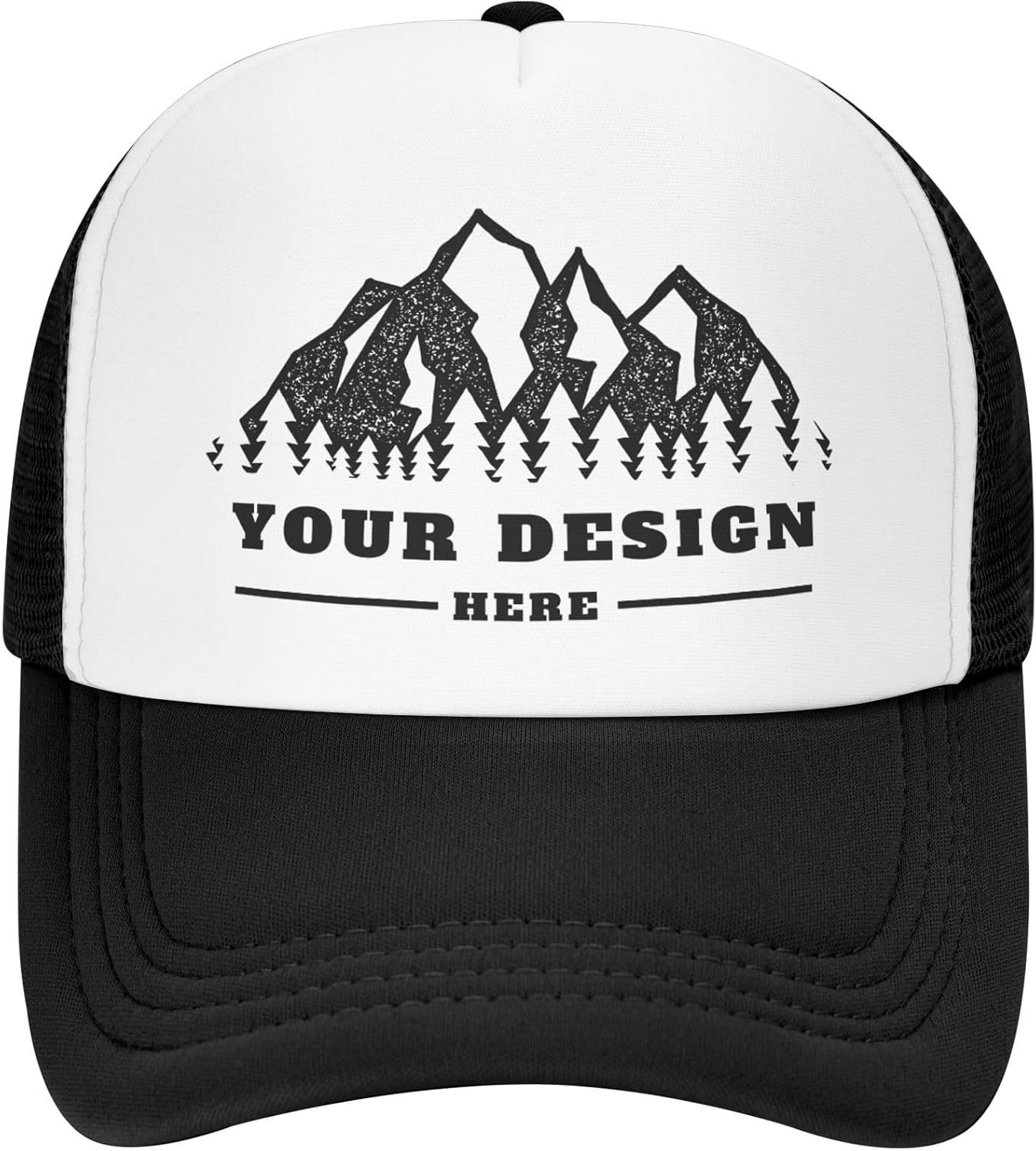 Bulk Custom Hat Your Design Here Personalized Logo Hats Adjustable Unisex Adult Baseball Cap Custom Trucker Hat