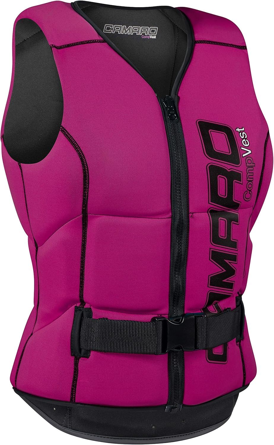 Camaro Comp Damen Slasher Neopren Prallschutz Weste Wakeboard Kite Wasserski Black/Berry