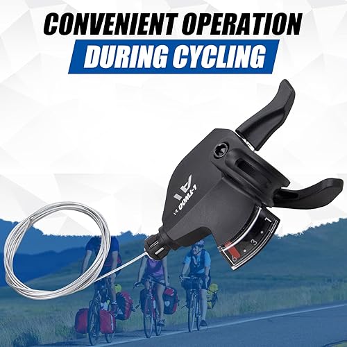 Miniatura 15 de WEEROCK Palanca de cambio de bicicleta 18 velocidades 3X6 palanca de cambios de pulgar para bicicleta de montaña Velocidad 3X6