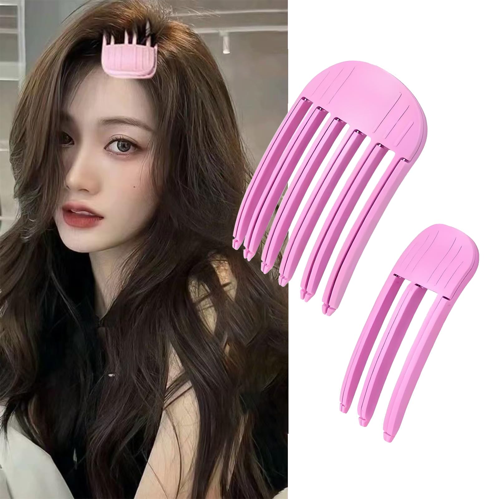 Amazon | Baraose 前髪 立ち上げ クリップ 新しくアップグレードされた