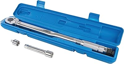 Silverline - Llave dinamométrica 28 - 210 Nm, llave 1/2" (633567)