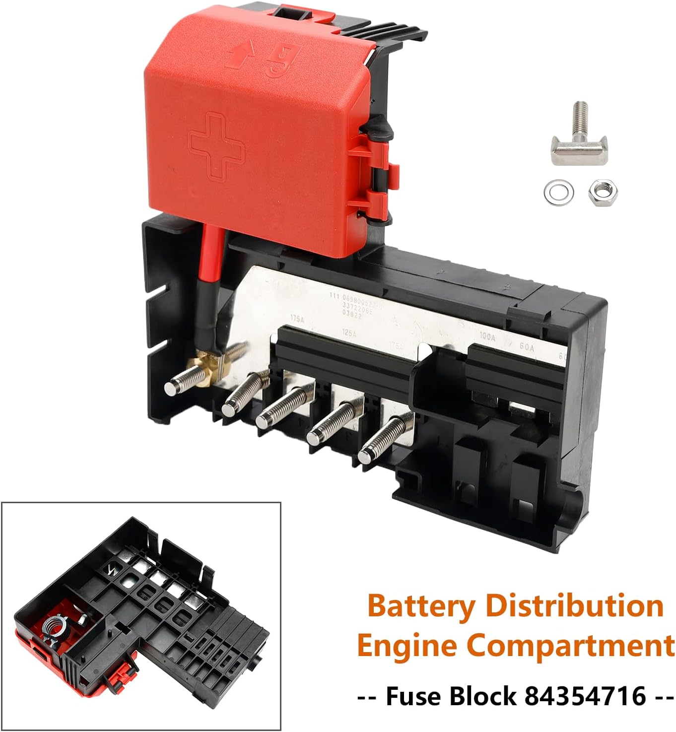 Artudatech Battery Distribution 84354716 Engine Compartment Fuse Block For Chevy Silverado 1500 2014-2016 For Cadillac Escalade ESV 2015-2020 For GMC Sierra 1500 2014-2016