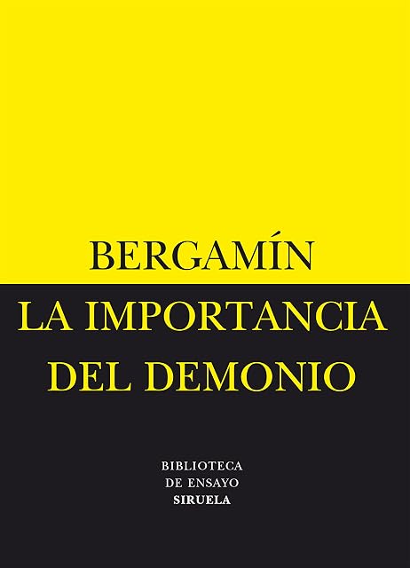 Portada de La Importancia del Demonio