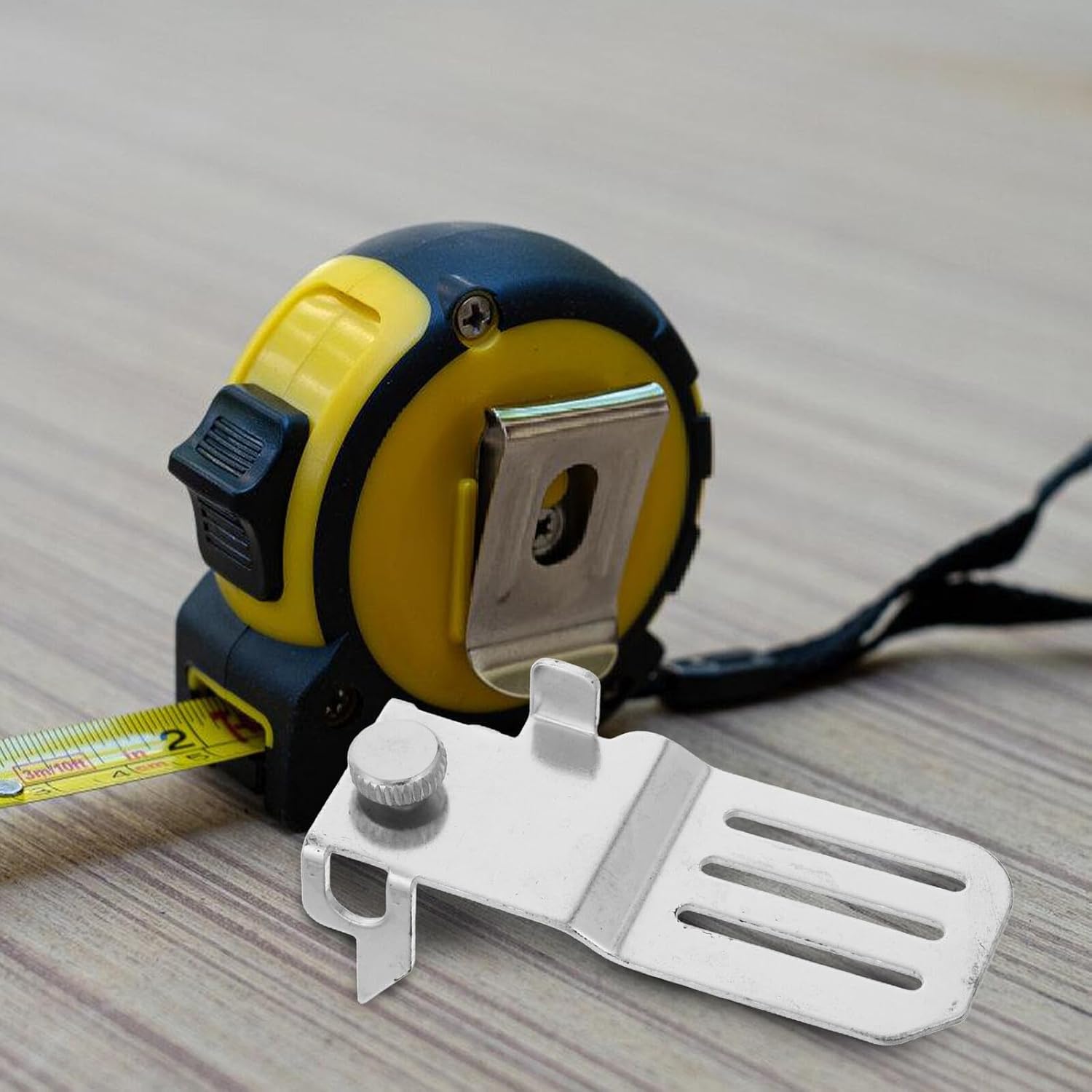 Hemoton Fixed Clip Flexible Ruler Tape Measure Marker Tool for Easy Marking and Measurement Scribing Tape Holder for DIY Projects