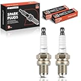 A-Premium Spark Plug Compatible with Volkswagen Beetle, Campmobile, Fastback, Karmann Ghia, Squareback, Super Beetle, Thing, Transporter & Chevrolet Corvair & Aston Martin DB2-4, DB3, DBD, Pack of 2