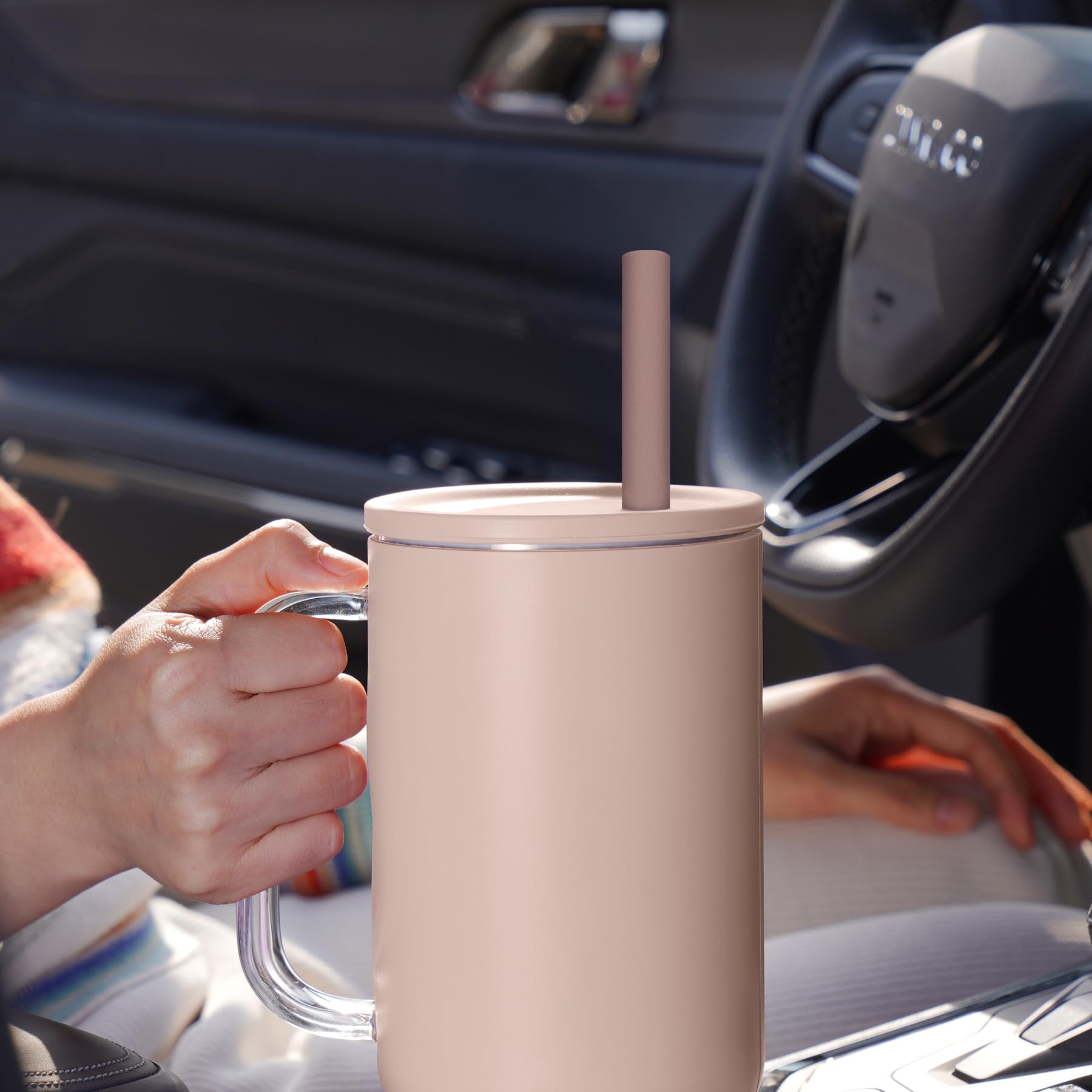 Tomorotec Lot De 15 Pailles Réutilisables En Silicone De 31 Cm Avec