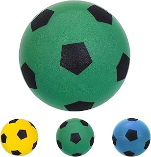 Pelota Goma Espuma 21cm Pelota Espuma Bola de tTela Suave para Juegos de Entrenamiento de Interior al Aire Libre con Balon Gomaespuma