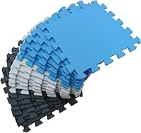 Vista 3 de MQIAOHAM - Tapetes de juego para bebe, tapete de espuma en forma de rompecabezas para ejercicio, hogar y equipo de gimnasio, juguete suave para bebe