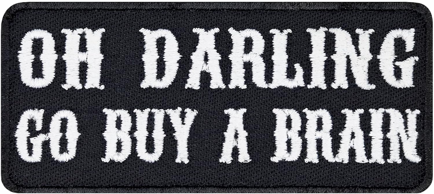 Lustiger Aufnäher 'Don't Touch My Trash' - 2 Stück Mit Klettverschluss