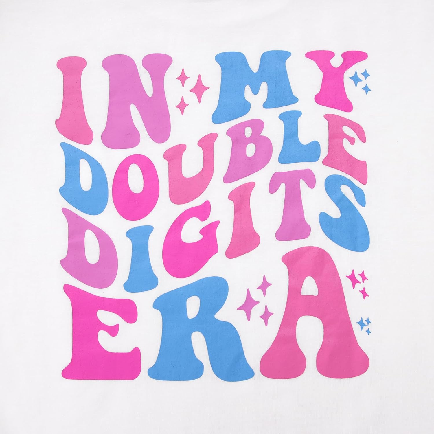 in My Double Digits Era Birthday Girl Shirt 10 Year Old 10th Birthday Girls T-Shirt Girls Ten B-Day Party Tee Tops - Image 7