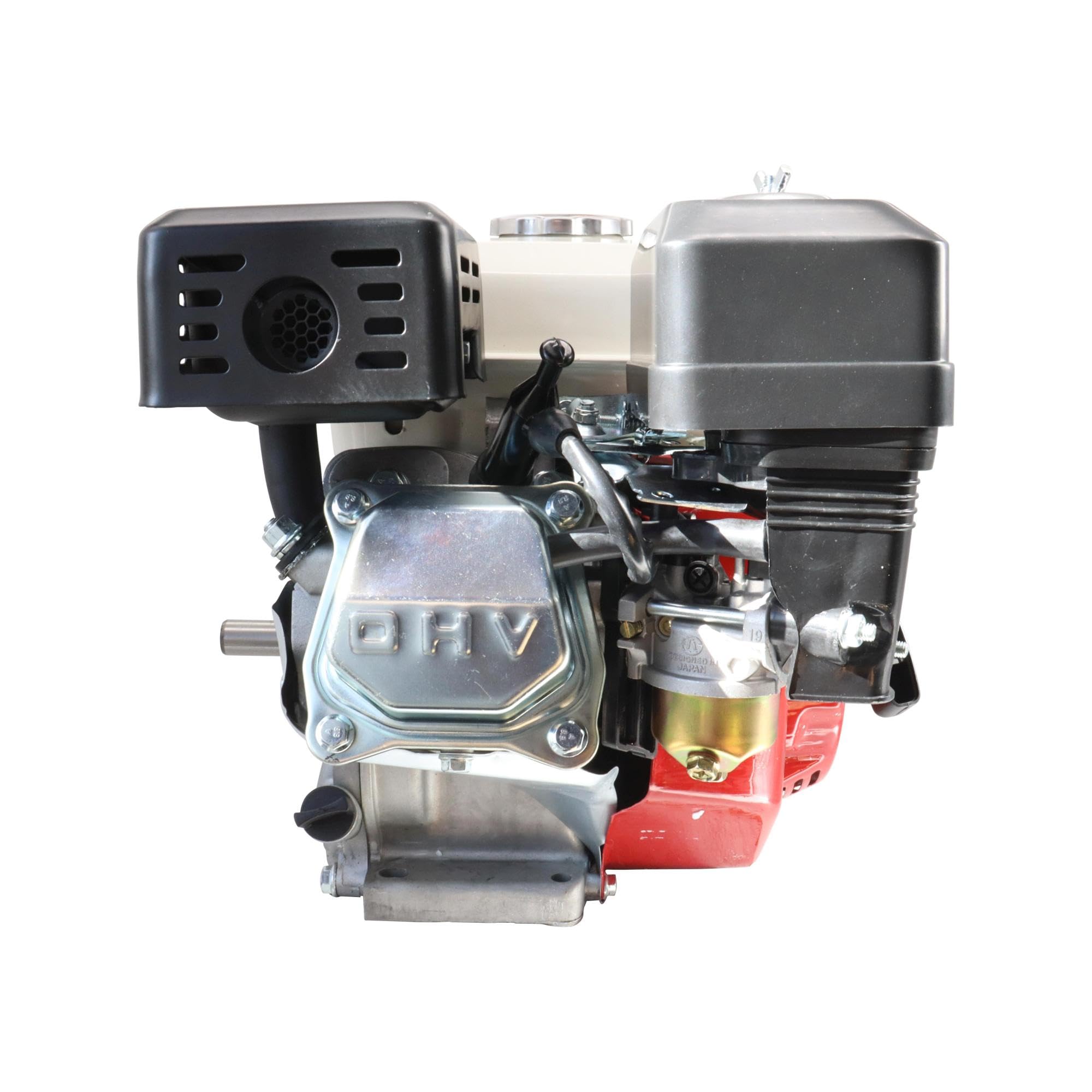 SECURA Benzin 6,5PS Secura 168F 4-Takt-OHV Kartmotor Leichtstartmotor mit E-Start 19/62