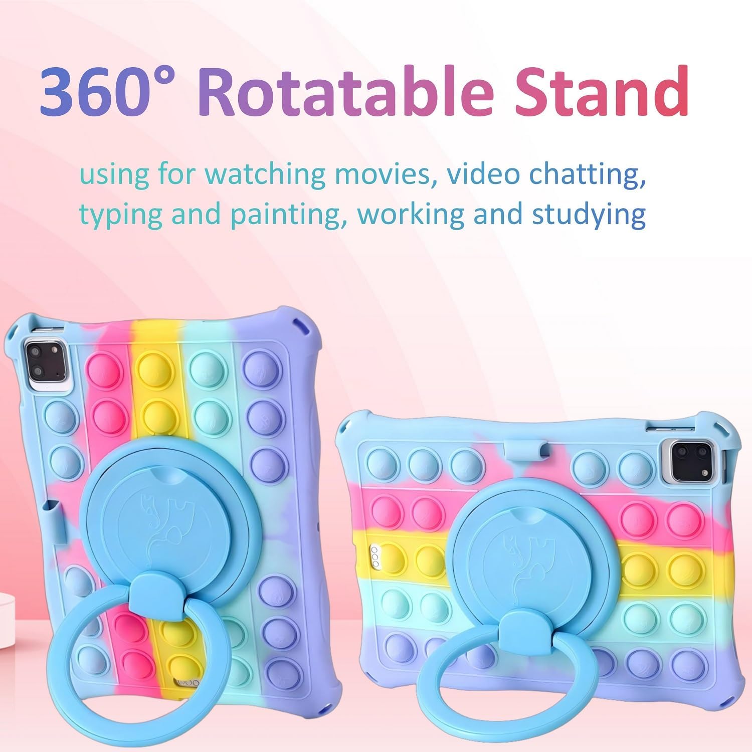 Kids Cases for IPad (A16) 11th Generation 11 Inch 2025, UFAINEI for IPad Air 11-inch M3(2025)/M2(2024) Case Girls Boys, IPad 10th 10.9 inch Generation, Air 5th/4th Generation Cases Cover