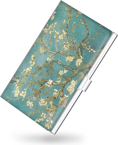 Portatarjetas de presentación, impresión en color, estuche para tarjetas de visita para hombres y mujeres, organizador de tarjetas de visita de