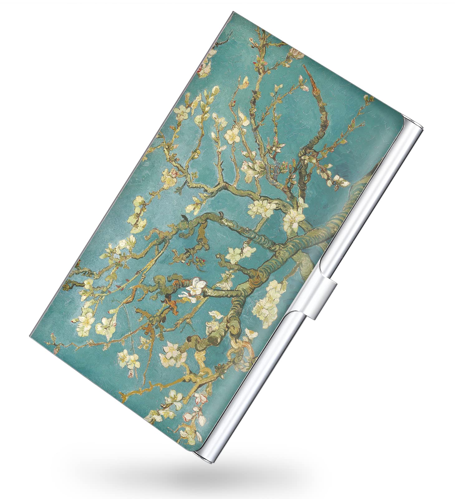 Business Card Holder Color Printing Mens and Womens Business Card Case Ultra-Thin Metal Business Card Organizer Carry-on Pocket